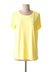 T-shirt jaune MINIMUM pour femme seconde vue
