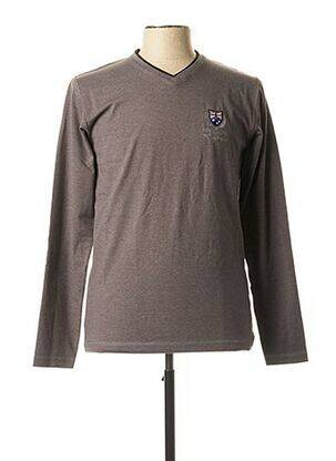 T-shirt gris CAMBERABERO pour homme
