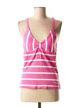 Top rose TEDDY SMITH pour femme