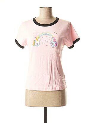 T-shirt rose CORNER pour femme