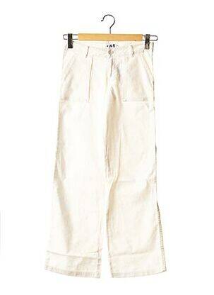 Pantalon large blanc TEDDY SMITH INDUSTRY pour fille
