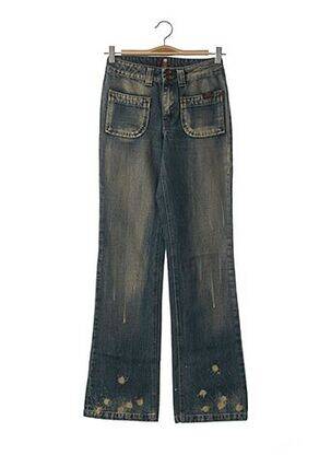Jeans coupe droite bleu TEDDY SMITH INDUSTRY pour fille