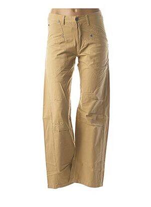 Pantalon droit beige TEDDY SMITH INDUSTRY pour fille