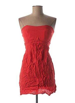 Robe courte rouge BEACHWEAR pour femme