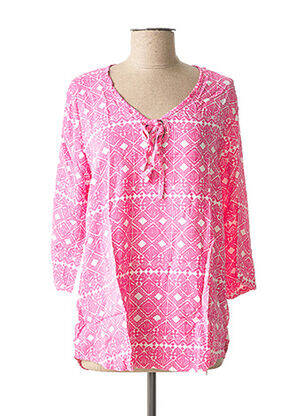 Blouse rose BEACHWEAR pour femme