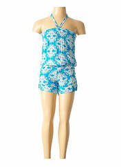 Combishort bleu BEACHWEAR pour fille seconde vue