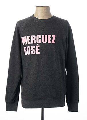 Sweat-shirt gris FRENCH DISORDER pour homme