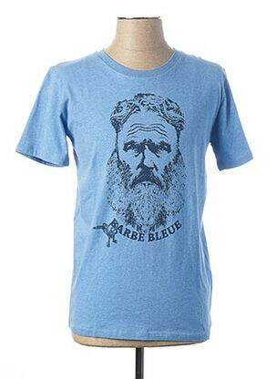 T-shirt bleu FRENCH DISORDER pour homme
