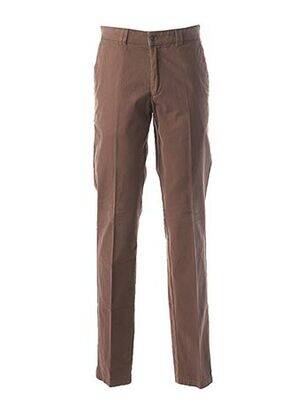 Pantalon Femme Bruno Saint Hilaire Taille 40 - Velours Fin Violet Aubergine - Coupe Slim Droite
