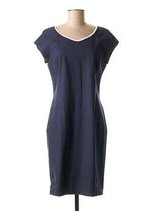 Robe mi-longue bleu SAINT HILAIRE pour femme