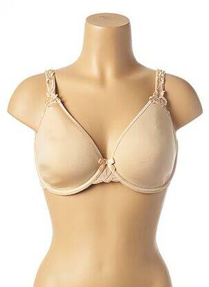 Soutien-gorge effet matière satinée haut soutien-gorge balconnet chair SIMONE PERELE femme