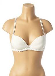 Soutien-gorge légère et transparente haut soutien-gorge avec mousse de rembourrage amovible blanc SIMONE PERELE femme