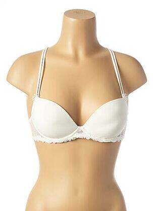 Soutien-gorge légère et transparente haut soutien-gorge avec mousse de rembourrage amovible blanc SIMONE PERELE femme