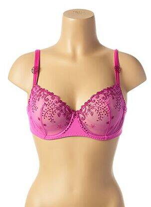 Soutien-gorge broderie rose SIMONE PERELE femme