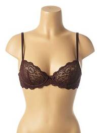 Soutien-gorge tissage dentelle marron SIMONE PERELE femme
