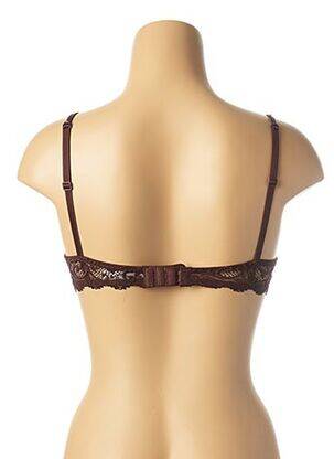 Soutien-gorge tissage dentelle marron SIMONE PERELE femme