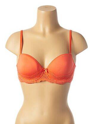 Soutien-gorge légère et transparente haut soutien-gorge moulé orange SIMONE PERELE femme