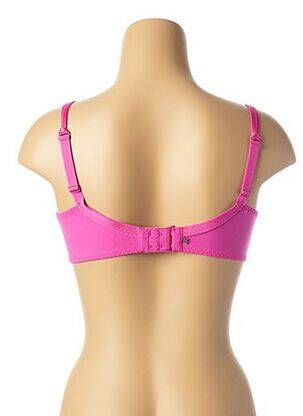 Soutien-gorge tissage dentelle haut soutien-gorge moulé rose SIMONE PERELE femme