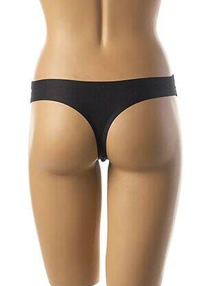 String tissage satiné noir SIMONE PERELE femme