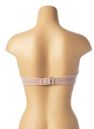 Soutien-gorge effet matière satinée haut soutien-gorge moulé chair SIMONE PERELE femme