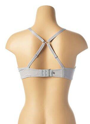 Soutien-gorge tissage dentelle haut soutien-gorge moulé gris SIMONE PERELE femme