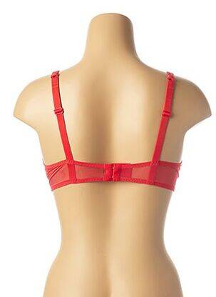 Soutien-gorge légère et transparente rouge IMPLICITE femme