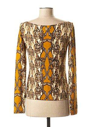 T-shirt manches longues manches longues orange BSB femme