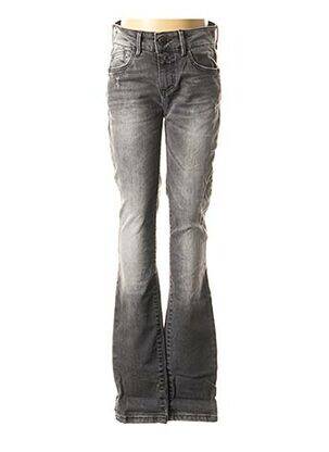 Jeans coupe slim slim taille normale gris BSB femme