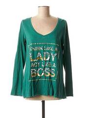 T-shirt vert LYNNE pour femme seconde vue