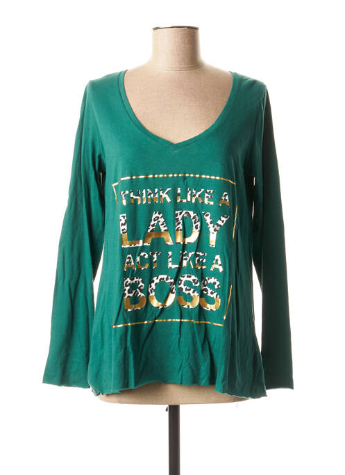 T-shirt vert LYNNE pour femme