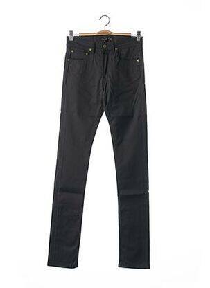 Jeans coupe slim slim taille haute noir APRIL 77 femme
