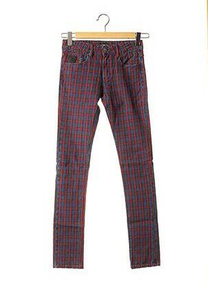 Pantalon slim taille basse taille basse rouge APRIL 77 femme