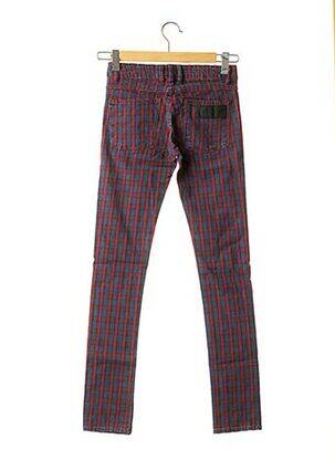 Pantalon slim taille basse taille basse rouge APRIL 77 femme