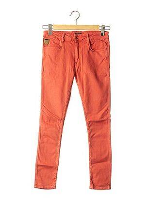 Jeans skinny taille normale taille normale orange APRIL 77 femme