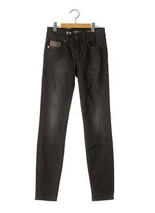 Jeans skinny taille basse taille basse noir BSB femme