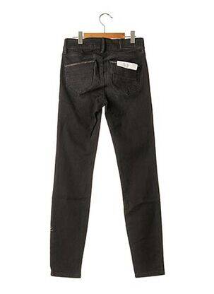 Jeans skinny taille basse taille basse noir BSB femme