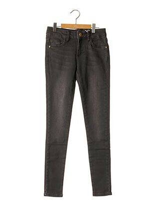 Jeans skinny stretch taille basse noir BSB femme