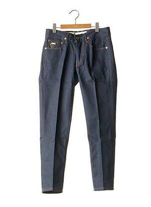 Jeans coupe slim broderie rivets taille normale bleu APRIL 77 femme