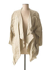 Veste casual beige MADE IN ITALY pour femme seconde vue