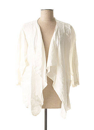 Veste casual blanc MADE IN ITALY pour femme