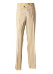 Pantalon slim beige BRUNO SAINT HILAIRE pour homme seconde vue