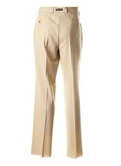 Pantalon slim beige BRUNO SAINT HILAIRE pour homme seconde vue