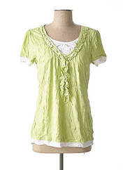 T-shirt vert LINEA TESINI pour femme seconde vue