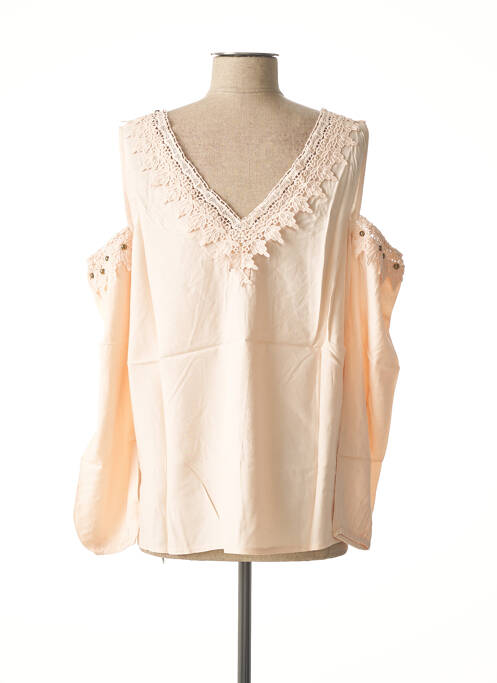 Top rose LINEA TESINI pour femme