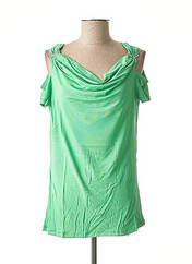 T-shirt vert ASHLEY BROOKE pour femme seconde vue