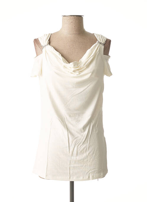 T-shirt blanc ASHLEY BROOKE pour femme