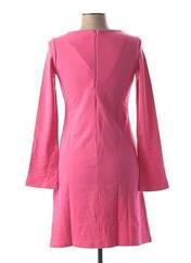 Robe courte rose RICK CARDONA pour femme seconde vue
