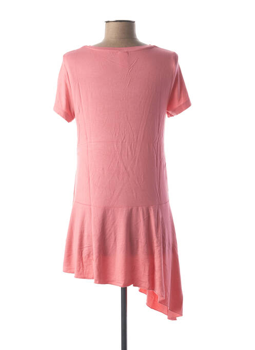 Tunique manches courtes rose BEST CONNECTIONS pour femme