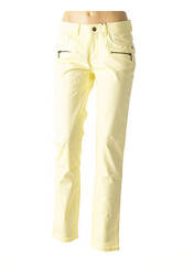 Pantalon jaune BEST CONNECTIONS pour femme seconde vue