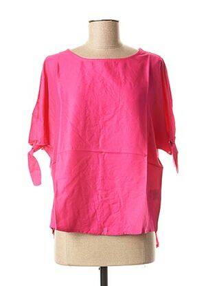 Blouse manches courtes manches courtes rose HEINE femme